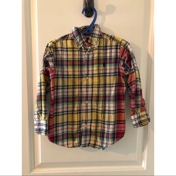 Ralph Lauren Plaid Button Down Shirt - Picture 2 of 3